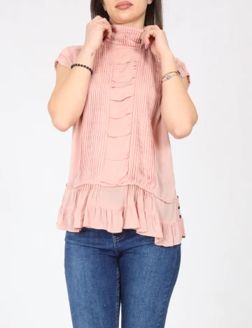 Bluza Zara, roz pudra