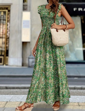 
						Rochie lunga SHEIN, verde