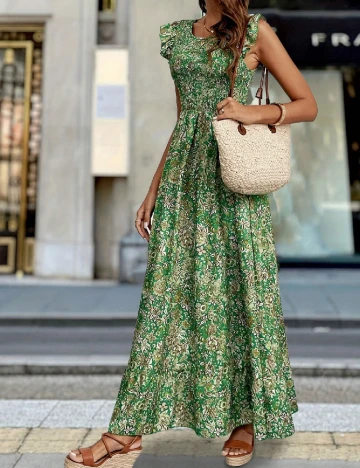 Rochie lunga SHEIN, verde