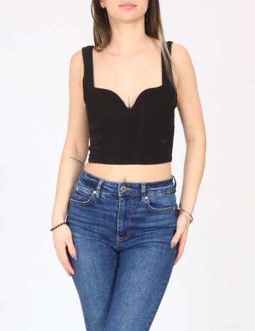 
						Top Zara, negru