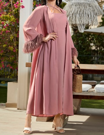 
						Compleu SHEIN, roz pudra