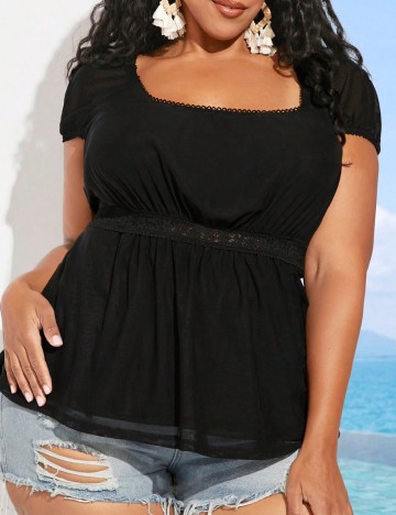 
						Bluza SHEIN CURVE, negru