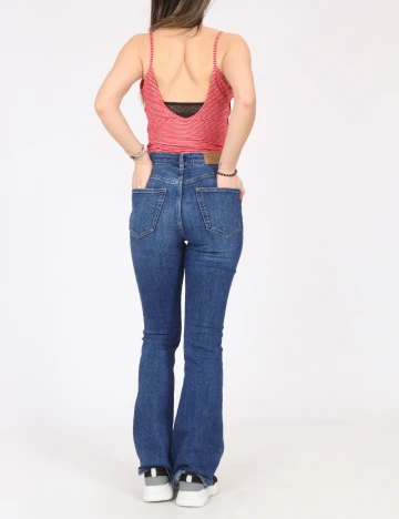 Body Bershka, rosu/alb