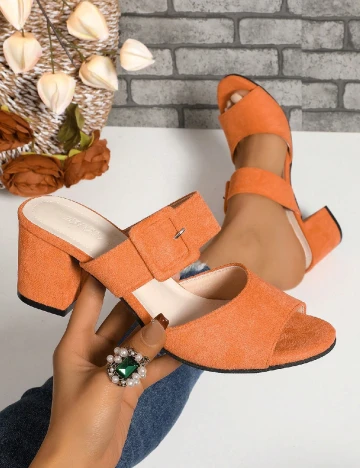 Saboti SHEIN, portocaliu