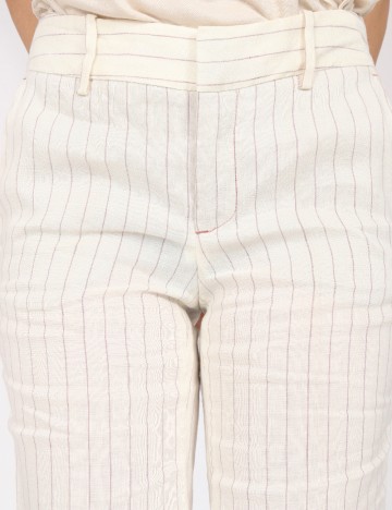 Pantaloni Zara, ecru