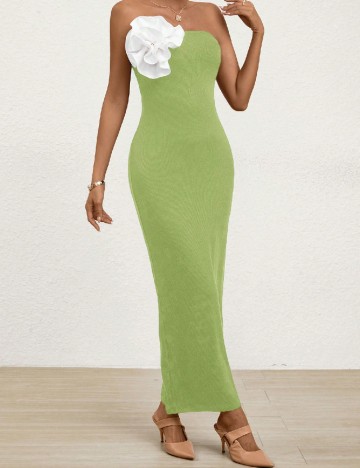 
						Rochie lunga SHEIN, verde
