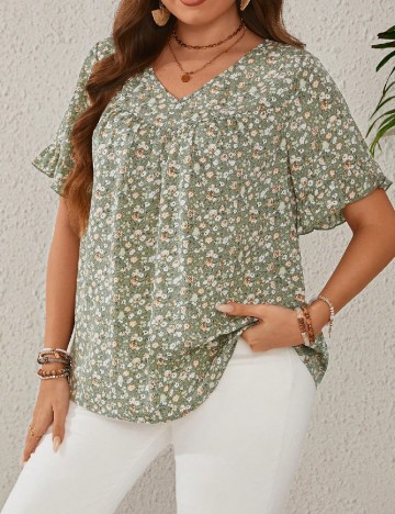 
						Bluza Emery Rose Curve, floral print