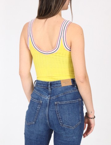 Body Bershka, galben