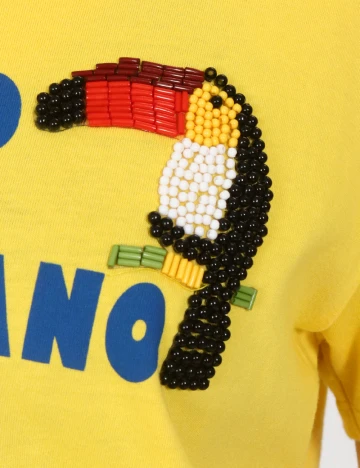 Tricou Pull&Bear, galben