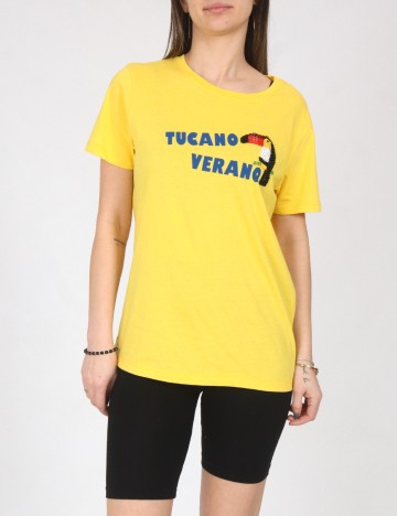 
						Tricou Pull&Bear, galben