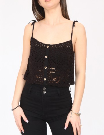 Top Zara, negru