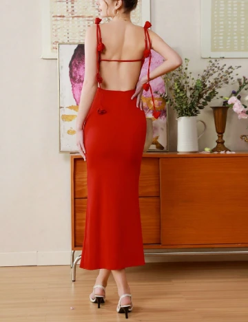 Rochie medie SHEIN, rosu