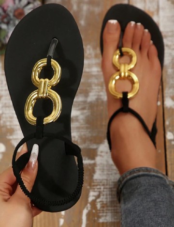 Sandale SHEIN, negru