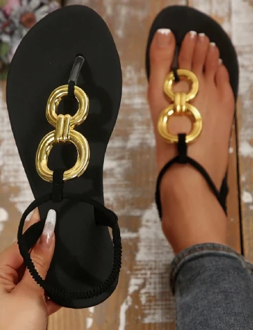 Sandale SHEIN, negru