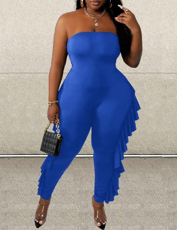 
						Salopeta SHEIN CURVE, albastru