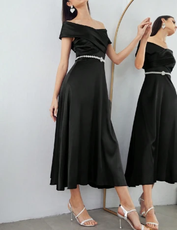 Rochie medie SHEIN, negru