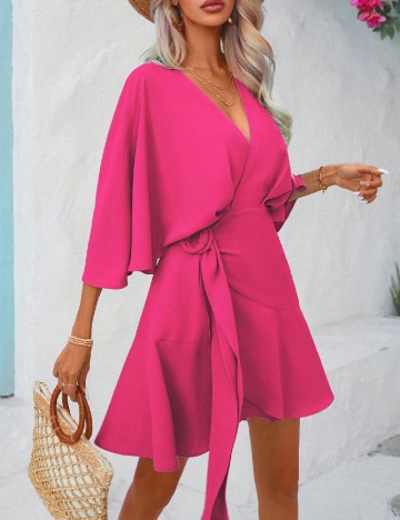 
						Rochie scurta SHEIN, magenta