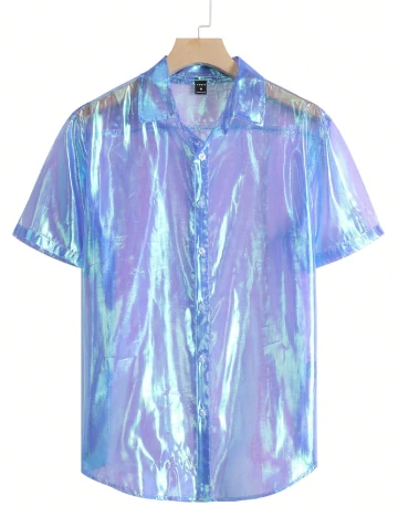 Camasa SHEIN, albastru