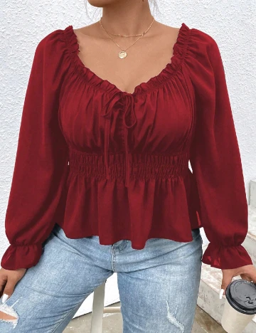 Bluza SHEIN CURVE, rosu