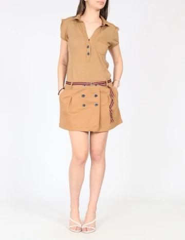 Rochie scurta Bershka, maro