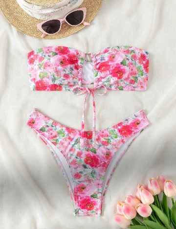 Costum de baie SHEIN, floral