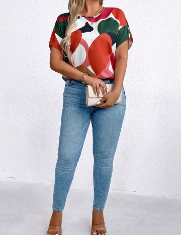 
						Bluza SHEIN CURVE, mix culori