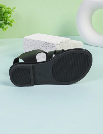 Sandale Shein Kids, negru