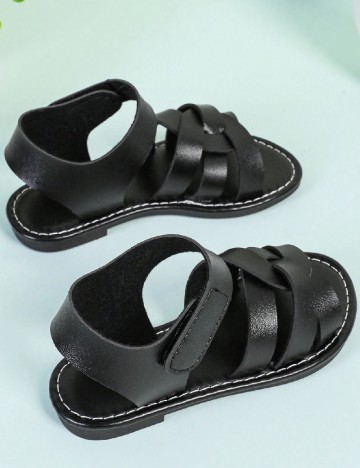 Sandale Shein Kids, negru
