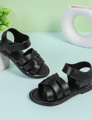 Sandale Shein Kids, negru
