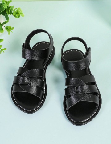Sandale Shein Kids, negru