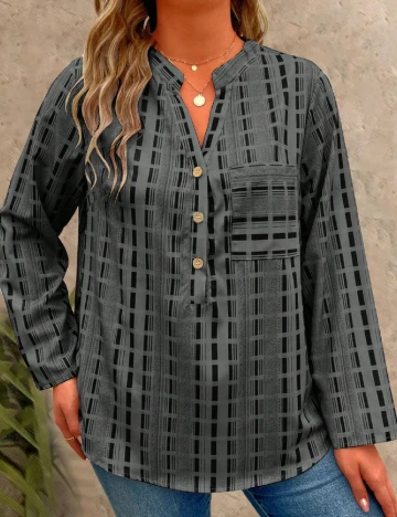 Bluza SHEIN CURVE, gri