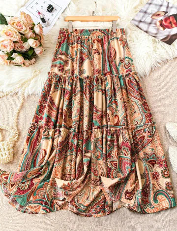 Fusta SHEIN CURVE, mix culori