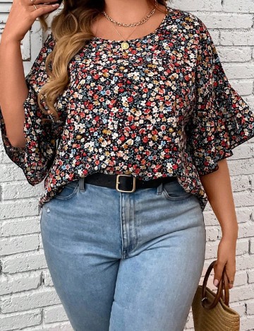 
						Bluza SHEIN CURVE, floral