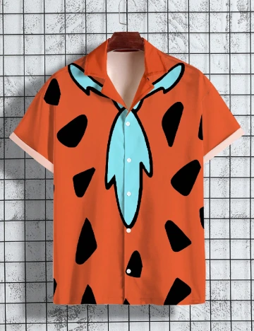 Camasa SHEIN, portocaliu