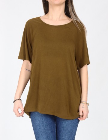 
						Tricou Oversize Pull&Bear, kaki