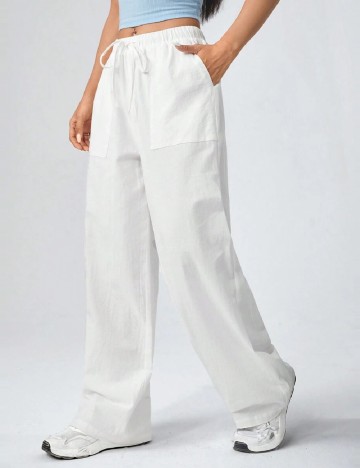 
						Pantaloni SHEIN, alb