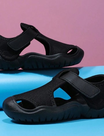 Sandale Shein Kids, negru