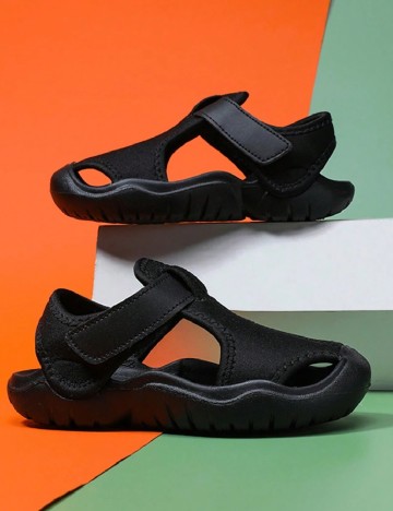 Sandale Shein Kids, negru