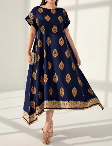 Rochie medie SHEIN, bleumarin