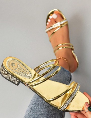 Sandale SHEIN, auriu