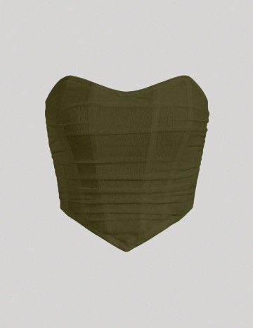 
						Top SHEIN, verde inchis