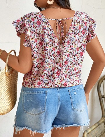 Bluza SHEIN CURVE, floral print