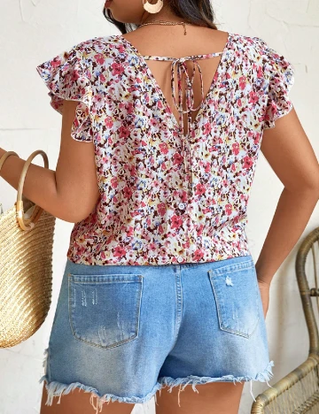 Bluza SHEIN CURVE, floral print