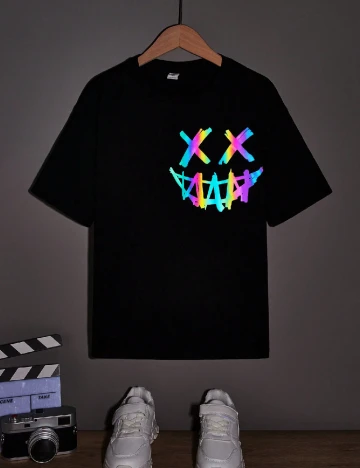 Tricou Shein Kids, negru