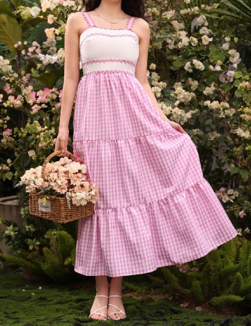 
						Rochie lunga SHEIN, roz