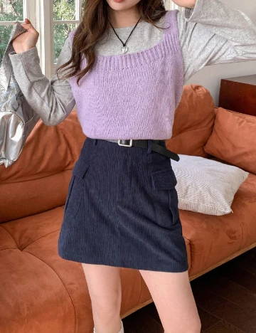 Fusta SHEIN, bleumarin