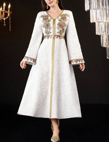 
						Rochie lunga SHEIN, alb