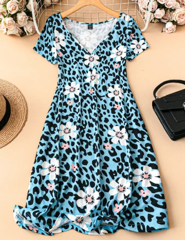 Rochie scurta SHEIN, mix culori