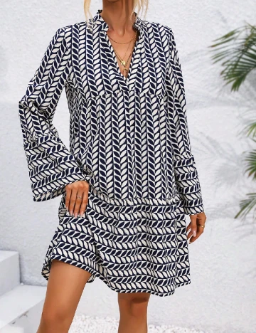 Rochie scurta SHEIN, bleumarin inchis