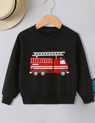 Bluza Shein Kids, negru